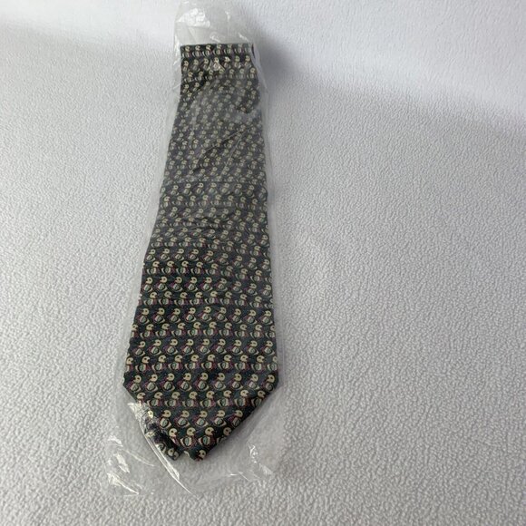 Gucci By Paolo Gucci Italy Mens Necktie Vintage 100% Silk Ducks Gucci Tie - Picture 1 of 10